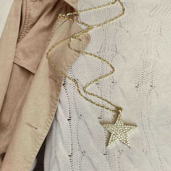 Gold star necklace star pendant necklace - Picture 8 of 8